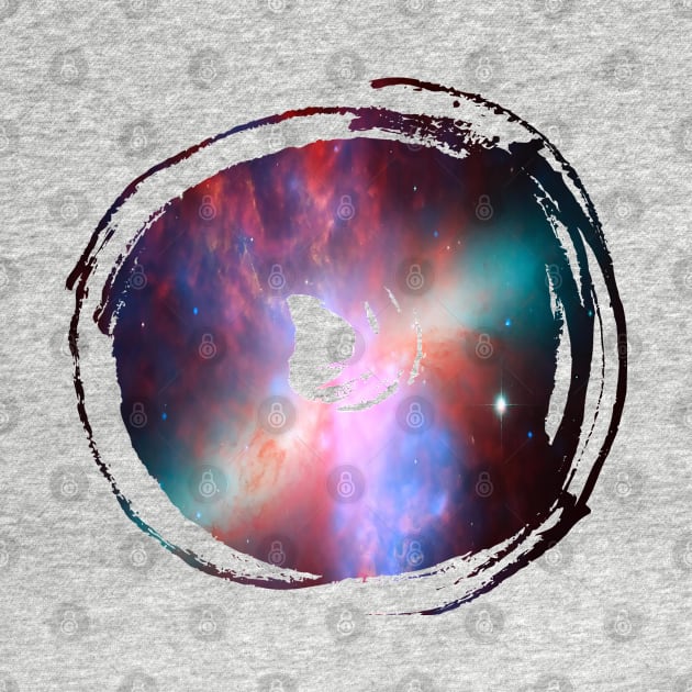 Paint brush stroke galaxy: circular dancing whoosh by Blacklinesw9